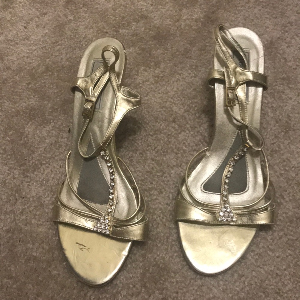 Gold heels